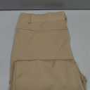 Stretch Slacks for Women - Wear to Work - Tummy Control Waistband - Bootcut Dress Pants with Pockets (X-Large, Beige Nude)