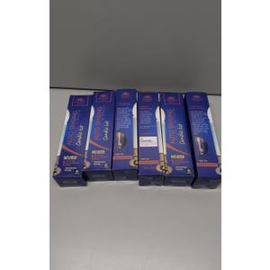 Holiday Joy - 1 Pack Christmas Window Candles with Sensor Dusk to Dawn Electric Corded - 9" Tall Electric Candlesticks with Built-in Auto Sensor, 2 Bulbs and Suction Cup Holder in Each Box - 5W - 120V