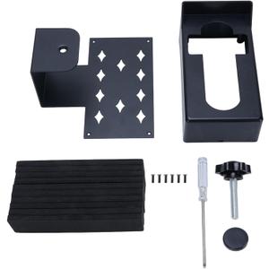 Secure Video Doorbell Mount No Drilling Required ABS Stainless Steel Anti Theft Bracket for Apartments Dorms Rentals Easy Installation