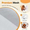 Breathable Mesh Dog Cone Collar for Surgery, Soft Elizabethan Recovery Alternative to Stop Licking,Pet Neck Collar for Different Breeds(Light Grey,L)