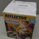 THUNDER GRIP Reflective Grip Tape for Stairs 30" x 6" - 15-Pack Outdoor Stair Treads Non-Slip Weather Resistant - Anti Slip Tape for Exterior Wooden Steps - Waterproof 80-Grit Adhesive Treads