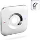 Replacement Shower Escutcheon Plate for Moen T2471BL Gibson Posi-Temp Trim Kit, Durable Metal Cover Plate, Valve & Handle Not Included(Chrome)