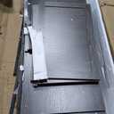 DWVO Aquarium Stand for 55-75 Gallon Fish Tank with Additional 20 Gallon Space and LED Lights, Fish Tank Stand with Adjustable Dividers and Power Outlets, Suitable for Turtle Tank Terrarium, Grey