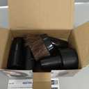 1.25 Inch Premium Soft Horse Hair Vacuum Brush Plus Vacuum Hose Adapter Kit Compatible with Shop Vac Hose 2-1/2'', 1-1/2'' & 1-1/4'' - Vacuum Attachment for Car Detailing, Furniture & Baseboards