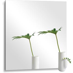 20x20 in Glass Wall Mirror for Bathroom Sink, 1Pcs HD Frameless Decorative Wall Mounted Mirror Tile for Bedroom, Vanity, Living Room, Entryway, Over Sink, Door, Home Gym, Wall Decor
