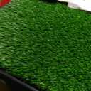 Dog Grass Pad with Tray,30 x 20 Inch Grass Pee Pads for Dogs,Reusable Artificial Turf Puppy Potty Pad with Pull-Out Drawer for Indoor or Outdoor Use, Balcony,Patio,Apartment
