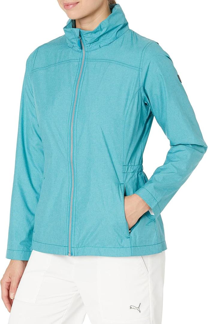 Cutter & Buck Women's Blue Carolina Panthers Packable Full-Zip Weathertec Jacket (X-Large)