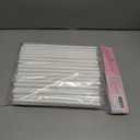 100PCS 9.5 Inch White Plastic Cake Dowel Rods for Tiered Cake Construction and Stacking Supporting Round Dowels Straws with 0.4 Inch Diameter