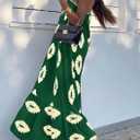 PRETTYGARDEN Women's 2026 Summer One Shoulder Maxi Dress Printed Flowy Boho Long Sundresses Spring Beach Vacation Clothes (M)