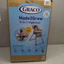Graco Made2Grow 5-in-1 Convertible Highchair, Adjustable Baby to Toddler Seat, Hudson