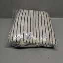 Jacquotha Black and Ivory Striped Bath Towels Set of 2, Lighter & Quick Dry Towels Large 27.5 x 55 inches, Farmhouse for Bathroom, Pool, Shower