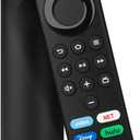 Replacement Voice Remote Control Compatible with Fire Smart TV Stick(2nd Gen/3rd Gen), Smart TV Stick(Lite/4K/4K Max/Cube/HD), Smart TVs 3rd Gen N0t for Samsung/ROKU-TVs Black