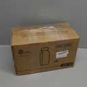 8 Pack 16 Oz Reusable Glass Milk Bottles w 100% Airtight Heavy Duty SCREW Lid & 2 Pour Spouts - Glass Juice Bottles w Capacity Mark - Beverage Drinking Jar Juice Container Breast Milk(Extra 2 Lids)