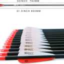 TIGER ARCHERY 30Inch Carbon Arrow Practice Hunting Arrows with Removable Tips for Compound & Recurve Bow(Pack of 12)
