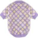 4 x Dog Sweater, Sweaters for Small Dogs, Warm Soft Pet Clothes for Puppy, Medium Large Cat, Dogs Girl or Boy, Dog Shirt for Winter Christmas (Purple, Large)