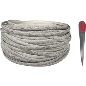 Feyart 8.5mm 55m Gradient Grey PE Rattan Repair Kits (Includes Prying Tool) for Patio Conversation Set, Plastic Wicker Material with Tool for Fixing Rattan Furniture Feyart 8.5mm 55m Gradient Grey PE Rattan Repair Kits (Includes Prying Tool) for Patio Conversation Set, Plastic Wicker Material with Tool for Fixing Rattan Furniture