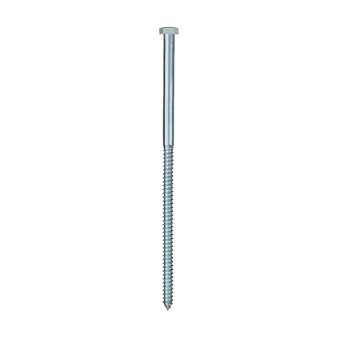 Nuvo Iron - 5/8-In x 12-in Hex Head Lag Bolt - Zinc Plated 6 Pieces