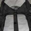 Oumurs Reflective Motorcycle Helmet Backpack, 35L Riding Backpack with Hidden Helmet Net, Hi-Vis Commuter Bag, 1680D Water-Resistant Travel Backpack with Laptop Compartment, Ventilated Back