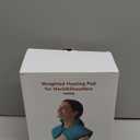 Weighted Heating Pad for Neck and Shoulders, Electric Heat Wrap with 6 Temperature & 4 Timer Settings, Auto Shut-Off, Machine Washable, Soothing Muscle Stiffness and Fatigue, Gift for Women Men