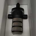 RDE PodMic Cardioid Dynamic Broadcast Microphone with Integrated Swing Mount for Podcasting, Streaming, Gaming, and Voice Recording, Black