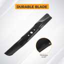 942-04308 Mower High Lift Blade Replace Cub Cadet Troy Bilt MTD 742-04308 742-04312 942-04312 942-0656 Compatible with XT1-LT42 XT2-LX42 LT2000 T1100 LT1500 T1000 T1200 T1300 42 Inch Deck Lawn Mower