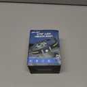 LED Headlamp Rechargeable 2PCS, Wide Beam Bright Headlight Flashlight with White Red Light, Lightweight, Weatherproof, 9 Modes Motion Sensor Head Lamp for Outdoor Camping Running