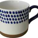 13 oz Hand-Painted Creative Design Tea Coffee Mug(BLUE-a)