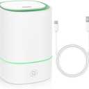 Essential Oil Diffusers for Home with USB Cord, 150ml Aroma Humidifier for Office, Water Shortage Protection, 7 Color LED Lights White Scent Mist Dorm Room Essentials Aromatherapy Ultrasonic