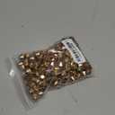 PATIKIL 200 Pcs Metal Brads Purse Feet Studs Mushroom, Flat Bottom Prong Handbag, Great for Bags, Decoration, Clothing, Craft,(Light Gold, 0.6 x 0.9 Inch)