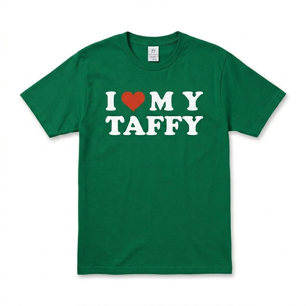 I Love My Taffy, I Heart Taffy T-Shirt S