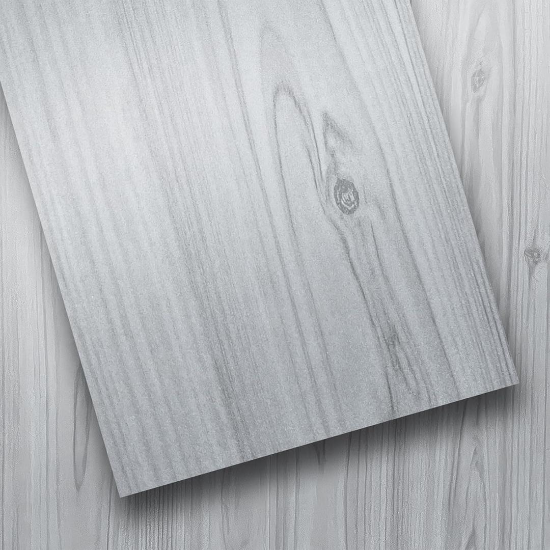 54 Sq. Ft Floor Tiles Peel and Stick Vinyl Floor 36 x 6 inch Luxury Self Adhesive Waterproof Flooring Planks DIY for Kitchen, Living Room, Shops, RV, Wood Look Plank, 36-Pack, Nature Gray