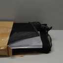 Hosuly Banister Guard 50 x 3 ft Balcony Netting for Kids Pets Stairway Safety Net Baby Fence Door Balcony Netting Safety Mesh Stair Net with No Drilling for Apartment Railing(Black)