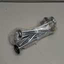 10 Pack 7" Stem Black 2" Sealed Nylon Commercial Garage Door Roller, Ultra Quiet Long-Lasting Durable High Load, Use Double Seals Precision Bearings for Home&Commercial