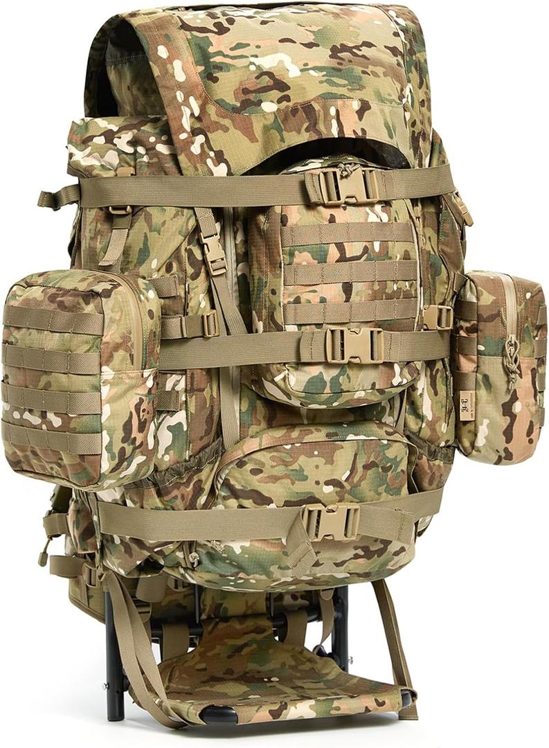 MT Alice Aluminum External Frame Military Army Rucksack Extra Large Load Hunting MOLLE Tactical Design Ripstop Nylon Fabric