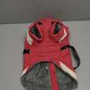 Fleece Lining Dog Hoodie with Harness Built in,Extra Warm Small Dog Jacket in Winter Puppy Coats with Drawstring Hooded,Orange, M, Pink