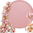 7.2FT Backgrounds Circle Arch Backdrop Cover, Round Arch Backdrop Cover, Round Balloon Arch Cover for Party, Wedding, Birthday Decorations