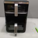 13QT Vertical Compact Dual Basket Air Fryers with Viewing Window, 4.5+8.5Quart