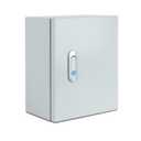 Steel Electrical Junction Box, Indoor&Outdoor Electrical Enclosure Box, Wall Mounted Waterproof&Dustproof Metal Box, Universal Electric Equipment Enclosure Box with Safety Locks and Mounting Plates