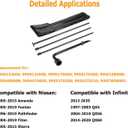 Dr.Roc Spare Tire Tool Kit with Spare Tire Jack Handle and Wheel Lug Wrench Compatible with Nissan Frontier Titan Pathfinder 2005-2019 and Amanda Xterra 2005-2015 and Infiniti 2013-2020 Select Models