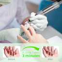 SAVILAND Electric Nail Drill 35000RPM: Portable Nail File Rechargeable Grey Nail Buffer Manicure Pedicure Tools Nail Supplies Kit Set Professional Acrylic with Everything for Nail Care Nail Art