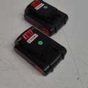 Replace for Black and Decker 20V MAX Battery (LBXR20), 4.0Ah Lithium Ion Battery, Compatible with Black Decker & Stanley & Porter Tools, Outdoor Equipment and 20V Vacuums (2Pack)