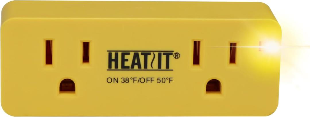 HEATIT ET-21 Freeze Thermostatically Controlled Outlet On at 38F /Off at 50F ET-24 1PCS