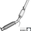 JT Exhaust Catalytic Converter Compatible with 2010-2014 Golf, 2005-2014 Jetta 2.5L (ONE O2 Sensor Port) Engine BGP (EPA Compliant)(Catalyst+ Grade)