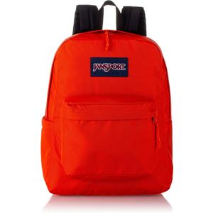 JanSport Super Break One Backpacks - Durable, Lightweight Bookbag with 1 Main Compartment, Front Utility Pocket with Built-in Organizer - Premium Backpack, Fiesta