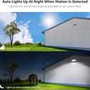 Lepro LED Security Lights, Outdoor Motion Sensor Light, Flood Lights with 3 Adjustable Heads, 270 Wide Lighting Angle, 27W 3200LM Super Bright, IP65 Waterproof for Yard Porch Garage, Black