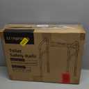 Toilet Safety Rails, Adjustable Toilet Frame for Elderly, Seniors, Handicap & Disabled, Foldable Handicap Toilet Handles Fit Any Toilets (300 LB) (Gray)