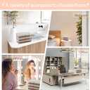 Jewelry Box For women, 3 Layer Large Jewelry Organizer With Acrylic, Multi-Function Storage Box, Accessory Holder With 3 Drawers, For Earrings Necklace Ring Bracelet