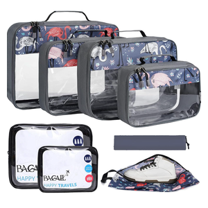 BAGAIL 8 Set/9 Set Packing Cubes Luggage Packing Organizer for Travel, Suitcase Packing Bags for Travel Accessories