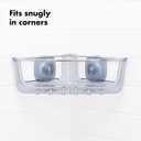 OXO Good Grips Stronghold Suction Corner Basket