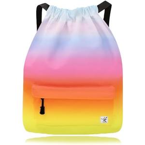 Amazon.com: Risefit Waterproof Drawstring Bag, Gym Bag Sackpack Sports Backpack for Men Women : Clothing, Shoes & Jewelry